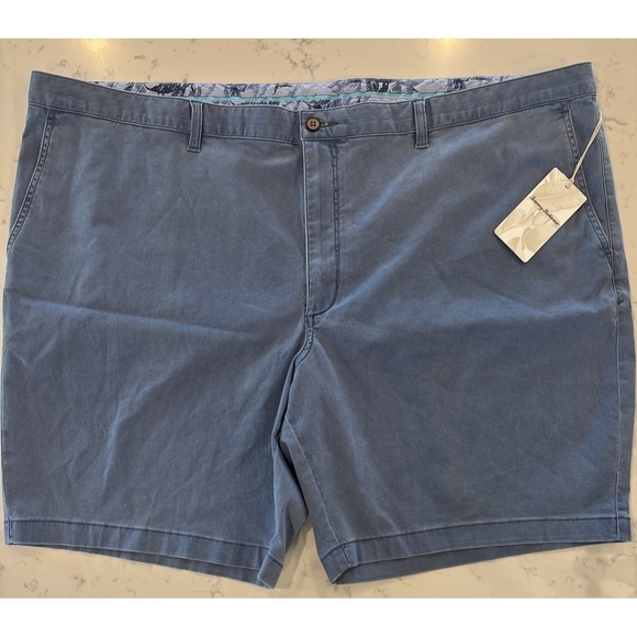 Tommy Bahama Boracay Shorts Men 44 RG 10" Port Side Blue Stretch NWT Retail $110 - Picture 1 of 9